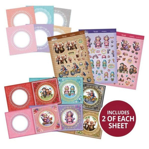 Delightful Goldne Oldies Decoupage Card Kit