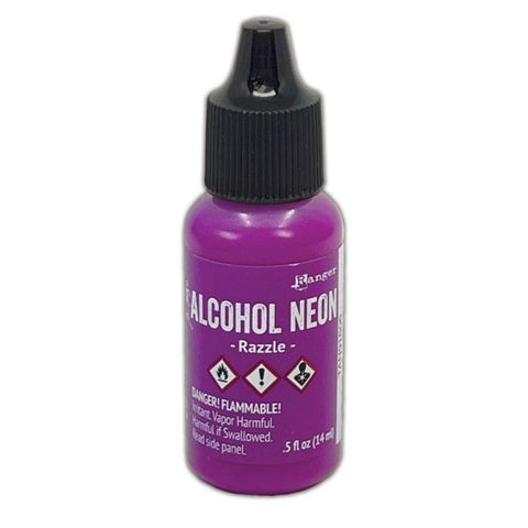 Neon Alcohol Ink - Razzle