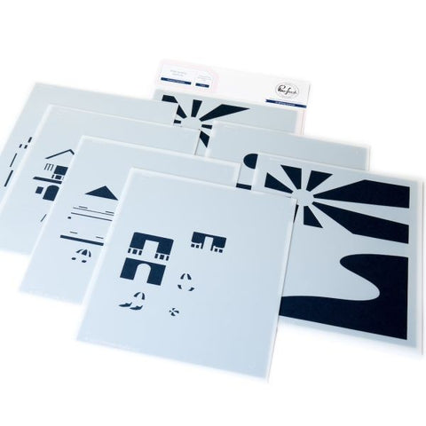 Coastal Paradise - Layering Stencils