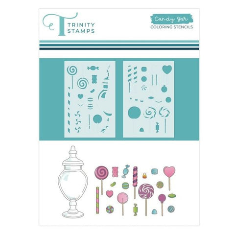 Candy Jar - Coordinating Coloring Stencils