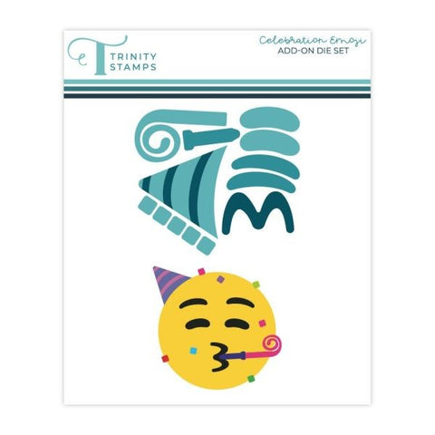 Celebration Emoji - Circle Card Add-On Dies