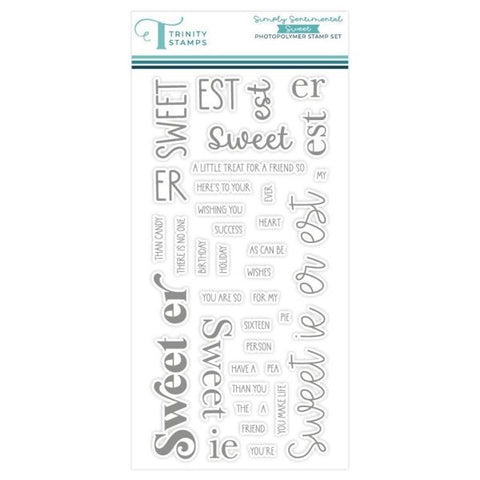 Simply Sentimental - Sweet - Clear Stamps