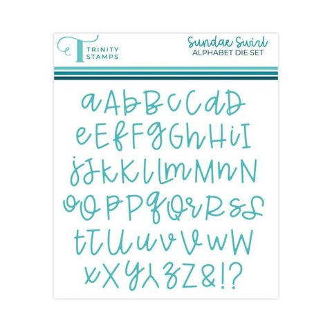 Sundae Swirl Alphabet Dies