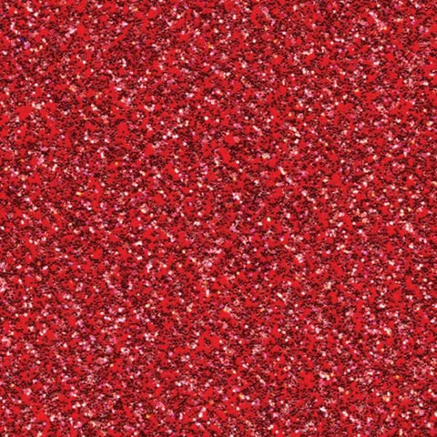 Silk Glitter Cardstock - Red Flash