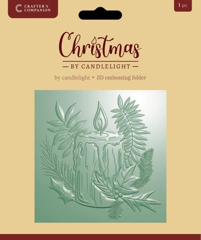 Christmas by Candlelight - 3D Embossing Folder - By Candlelight