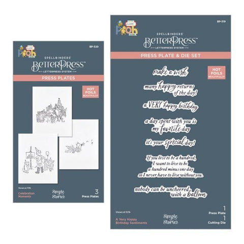 Say Cheese Classic Pooh Birthday - BetterPress Bundle