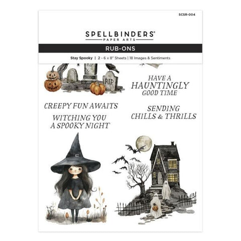 Simply Made Collection - Stay Spooky Rub-On Sheets