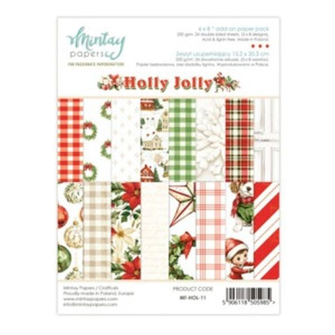 Holly Jolly - 6x8 Add On Paper Pad