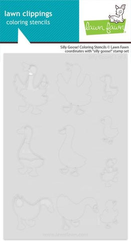 Silly Goose - Coloring Stencils