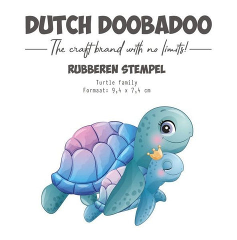 Turtle Family - Cling Stamps
