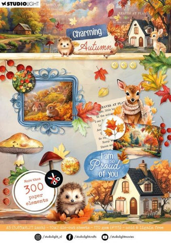 Charming Autumn - Die Cut Paper Pad