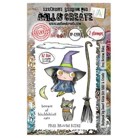 Free Broom Rides - Clear Stamps