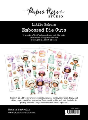 Little Bakers  - Embossed Die Cuts