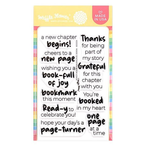 Inside Sentiments Book Lover - Clear Stamps