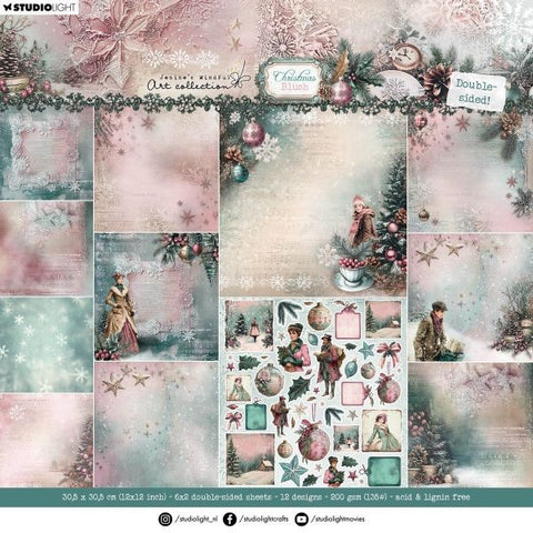 Christmas Blush - Paper Pad - Scrapbooking