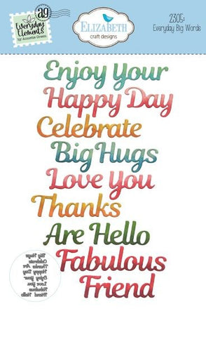 Romantic Revival Collection - Everyday Big Words - Dies
