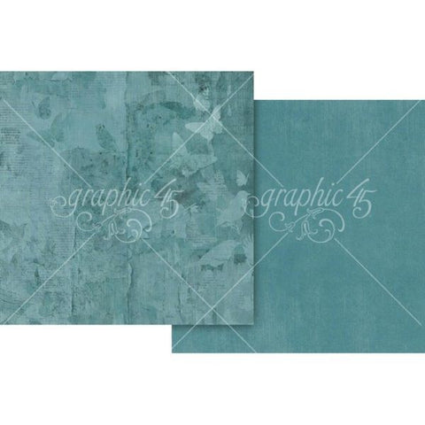 Journaling Through Time - Bluebird Blue Pattern