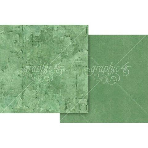 Journaling Through Time - Leaf Green Pattern