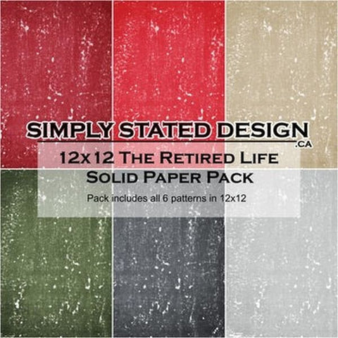 The Retired Life - 12x12 Colleciton Pack - Solids