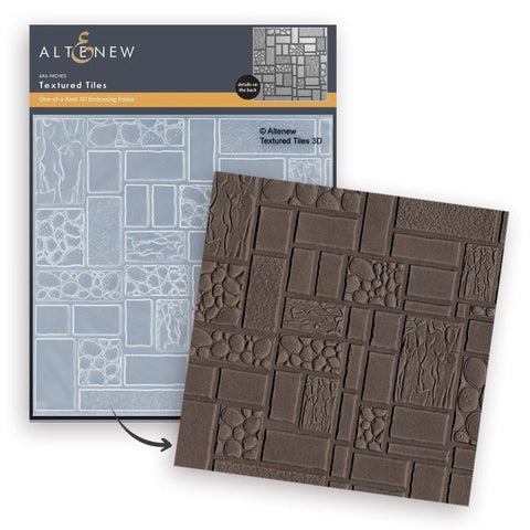 Textured Tiles 3D Embossing Folder