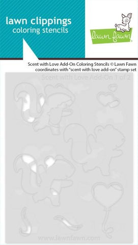 Scent with Love - Add On - Coloring Stencils