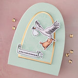 Say Cheese Classic Pooh - Hello Baby Stamp & Die Bundle