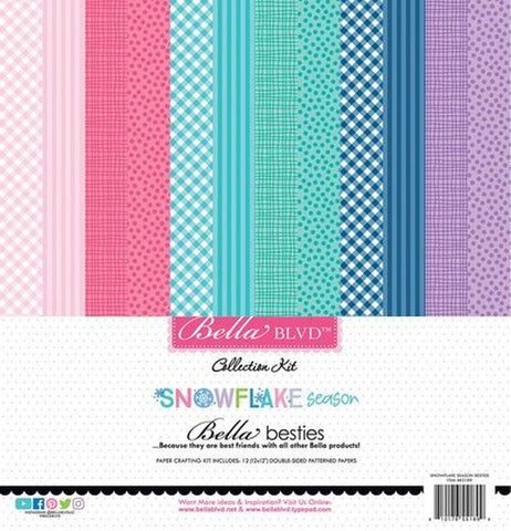 Snowflake Season - 12x12 Collection Back - Besties