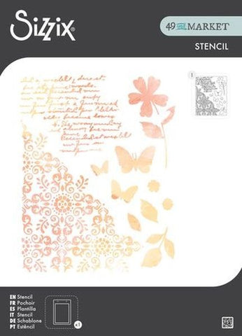 Petal Play - A4 Stencil