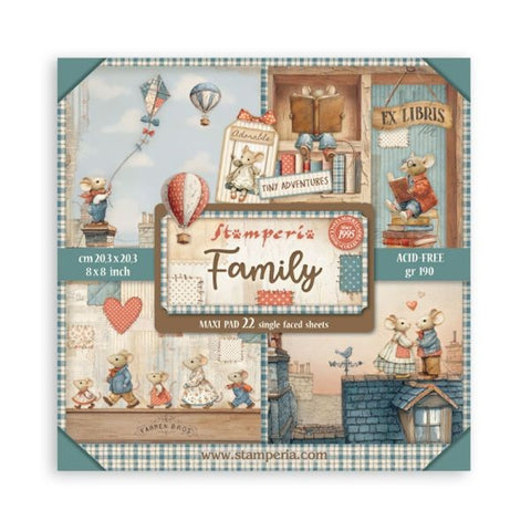 Family - 8x8 Maxi Paper Pack