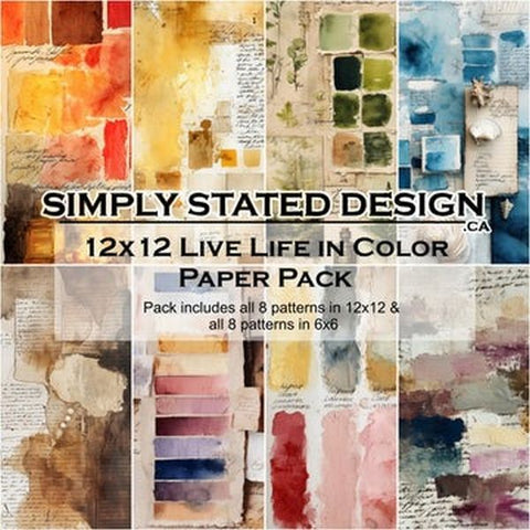 Live Life in Color - 12x12 Collection Pack