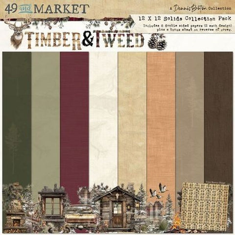 Timber & Tweed - 12x12 Collection Pack - Solids