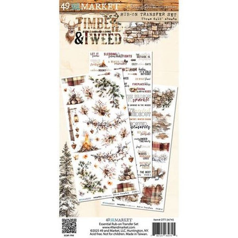 Timber & Tweed - Essential Rub Ons