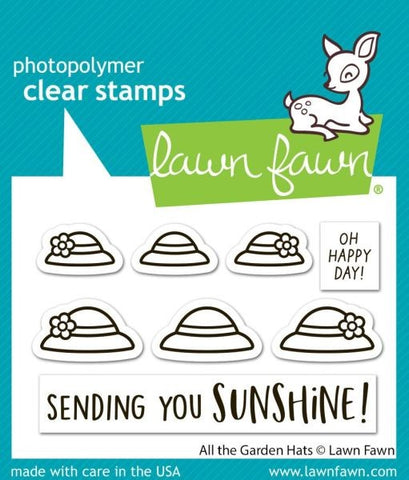 All the Garden Hats - Clear Stamps