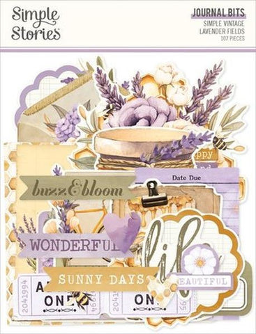 Lavender Fields - Journal Bits & Pieces