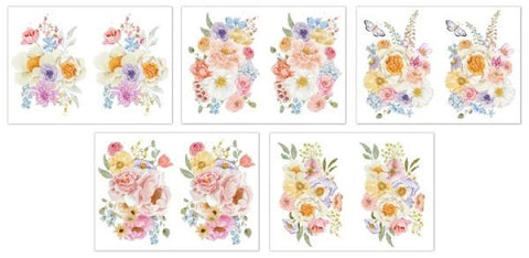 Aquaink Transfer Sheets - Watercolor Floral
