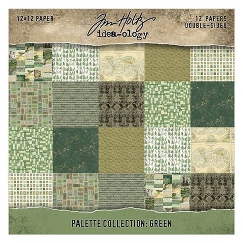 Palette Collection -  12x12 Paper Pad - Green