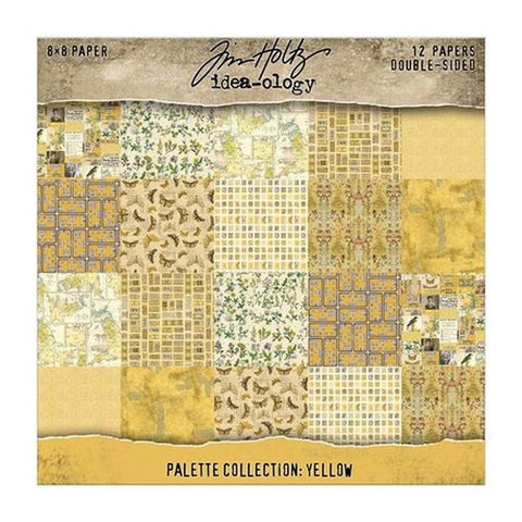 Palette Collection -  8x8 Paper Pad - Yellow