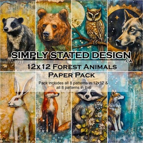Forest Animals - 12x12 Collection Pack
