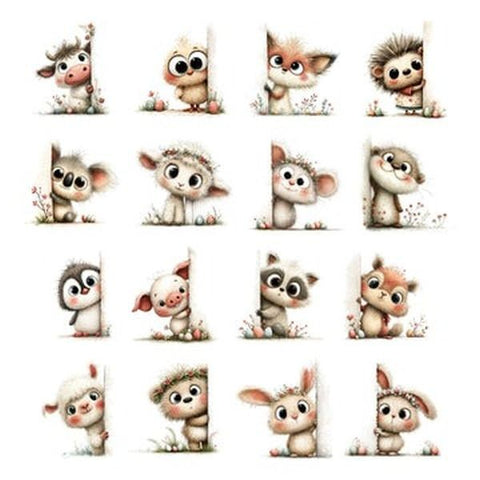 Animal Peek A Boo Ephemera