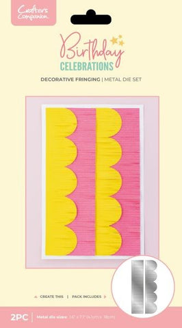 Birthday Celebrations - Decorative Fringing - Dies