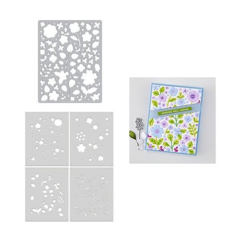 meadow Blooms - Die & Stencil Bundle