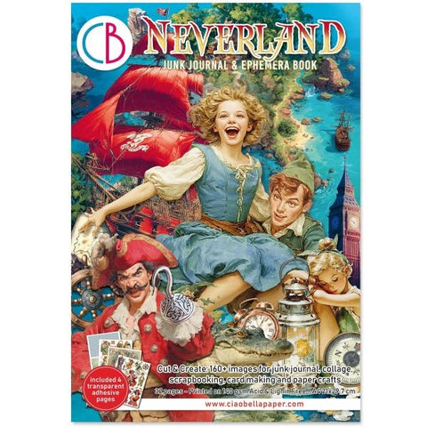 Neverland - Junk Journal & Ephemera Book