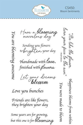 Beautiful Blooms - Bloom Sentiments - Clear Stamps