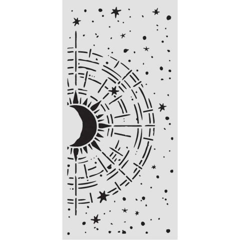 Secret Diary - Stencil - Cosmic Compass