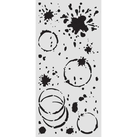 Secret Diary - Stencil - Ink Splatter