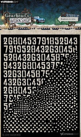 Gearhead's Workshop - Stencil - Numbers & Dots