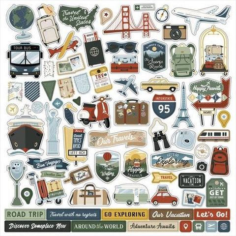 It's Time to Travel - Stickers