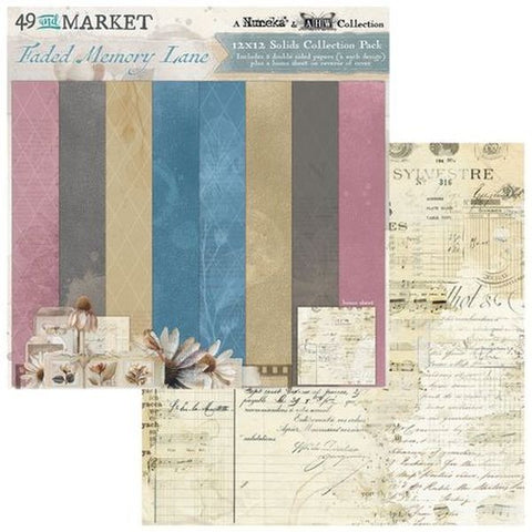 Faded Memory Lane - 12x12 Collection Pack - Solids
