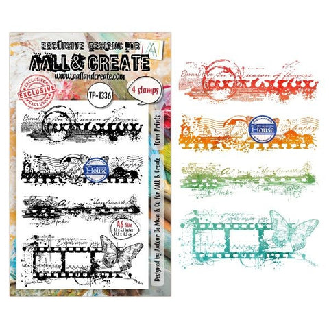 Torn Prints - Clear Stamps