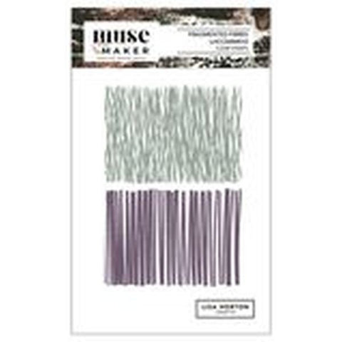 Muse and Maker - Clear Stamps - Fragmented Fibres